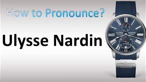 how to pronounce panerai|how to pronounce ulysse nardin.